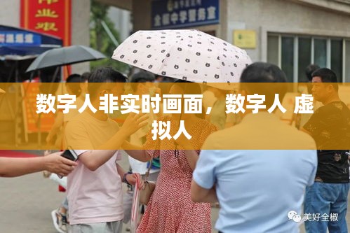 数字人非实时画面，数字人 虚拟人 