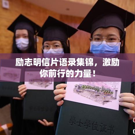 励志明信片语录集锦，激励你前行的力量！