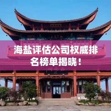 海盐评估公司权威排名榜单揭晓！